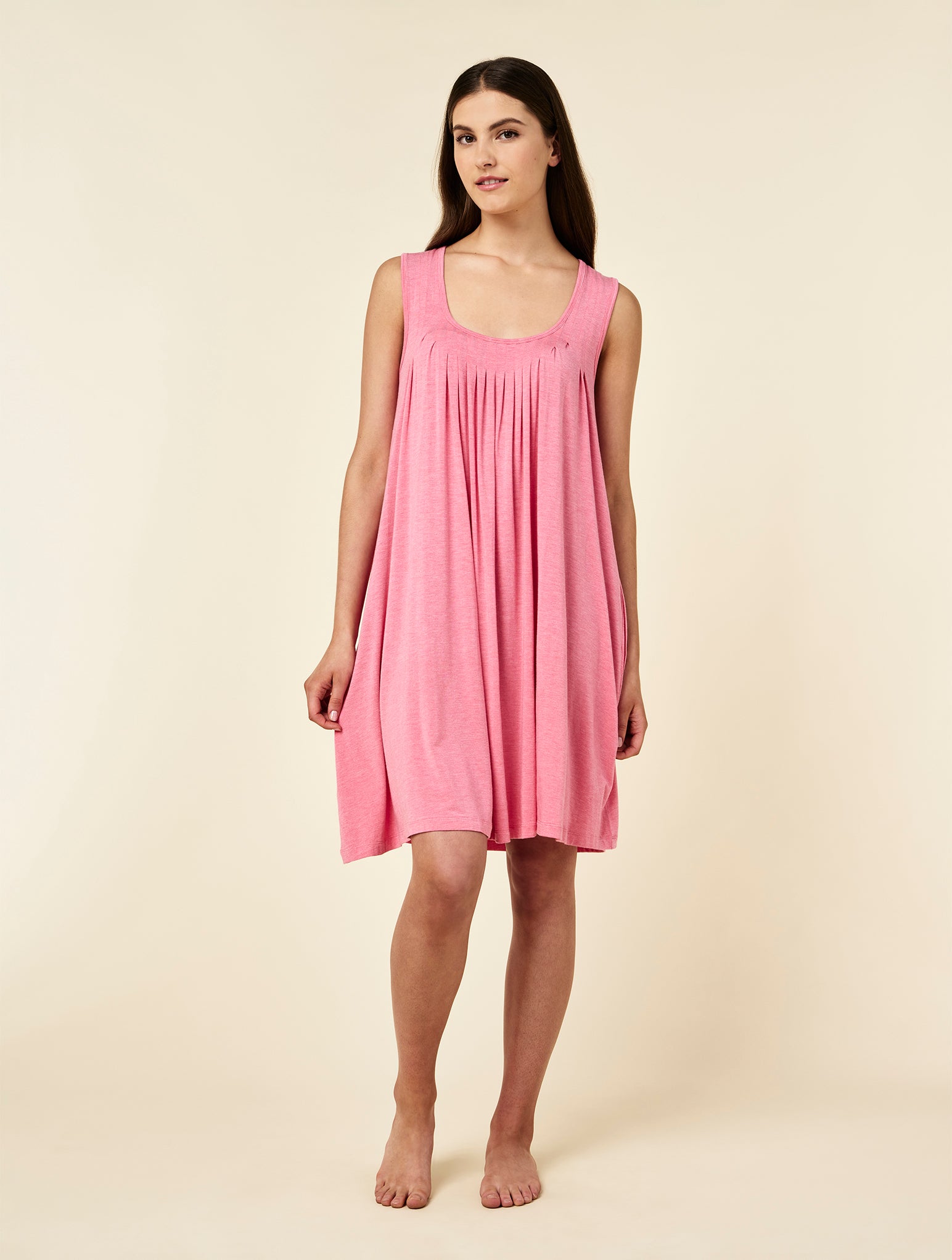 Kate Modal Soft Pleat Front Nightgown