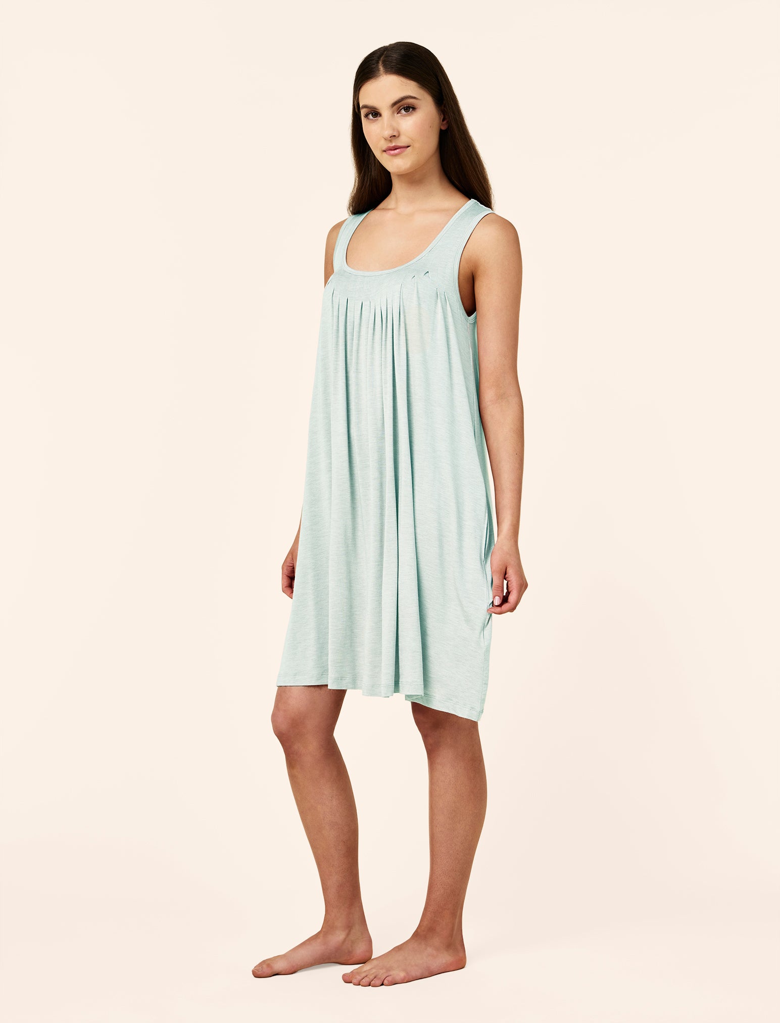 Kate Modal Soft Pleat Front Nightgown