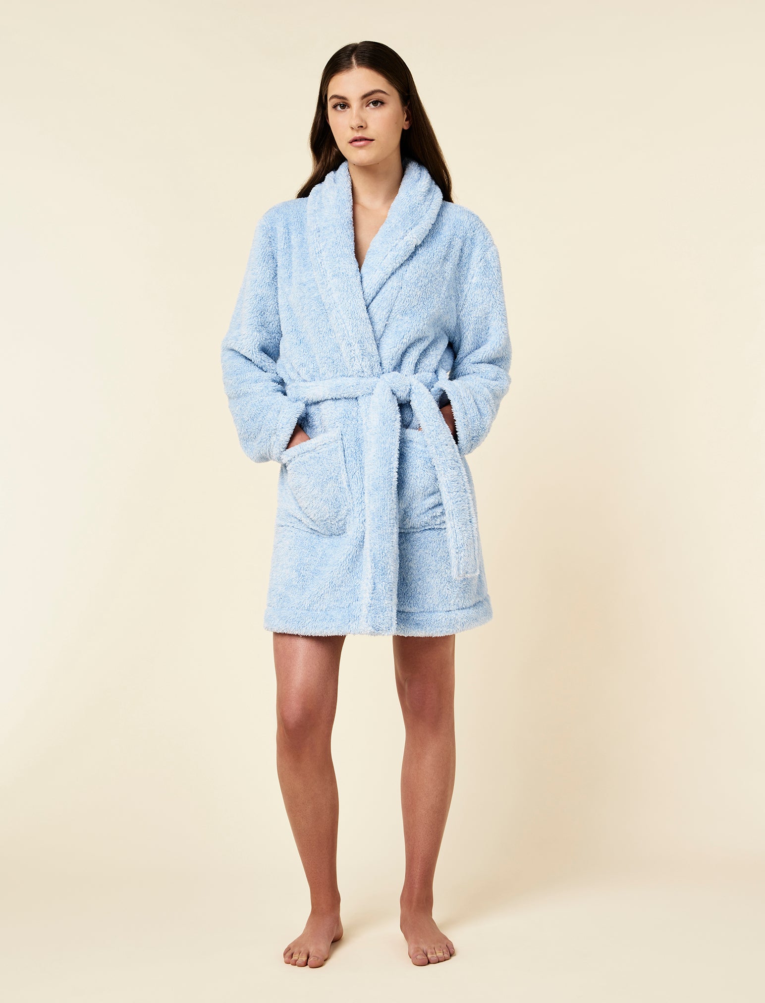 Cosy Short Plush Robe