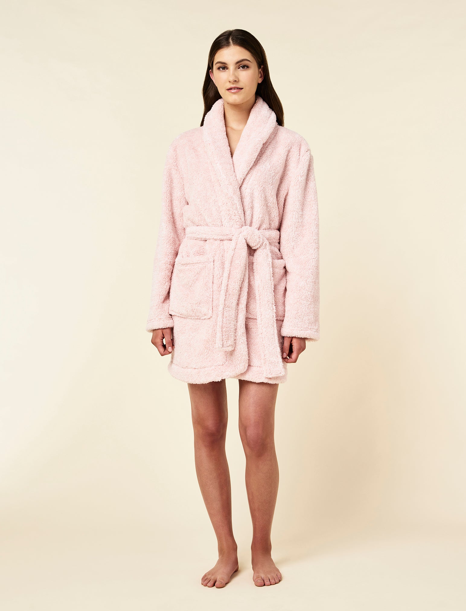 Cosy Short Plush Robe