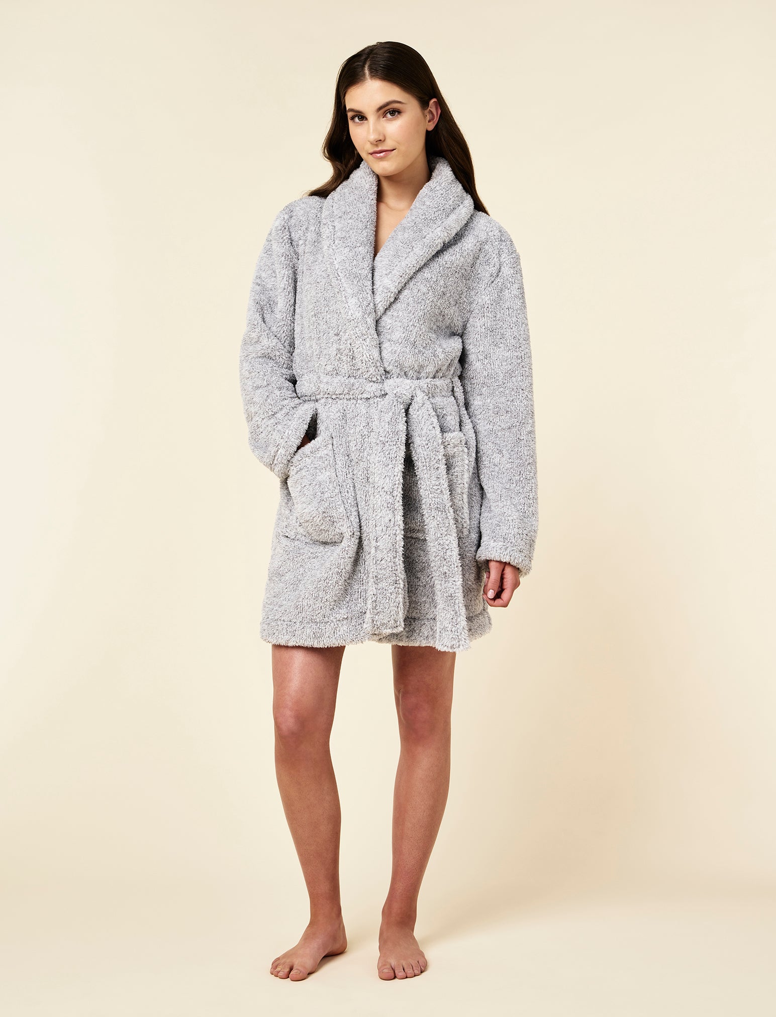 Cosy Short Plush Robe