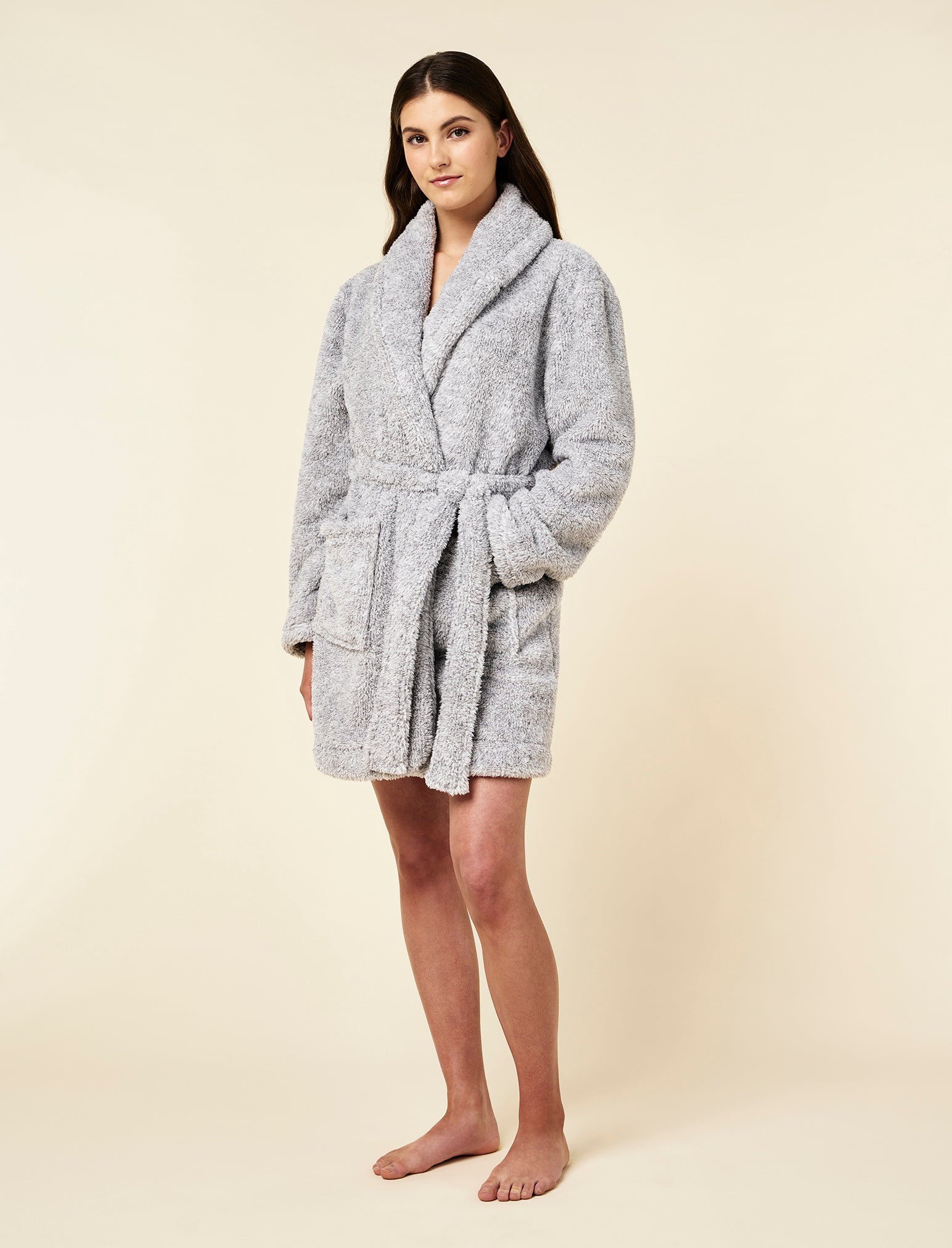 Cosy Short Plush Robe