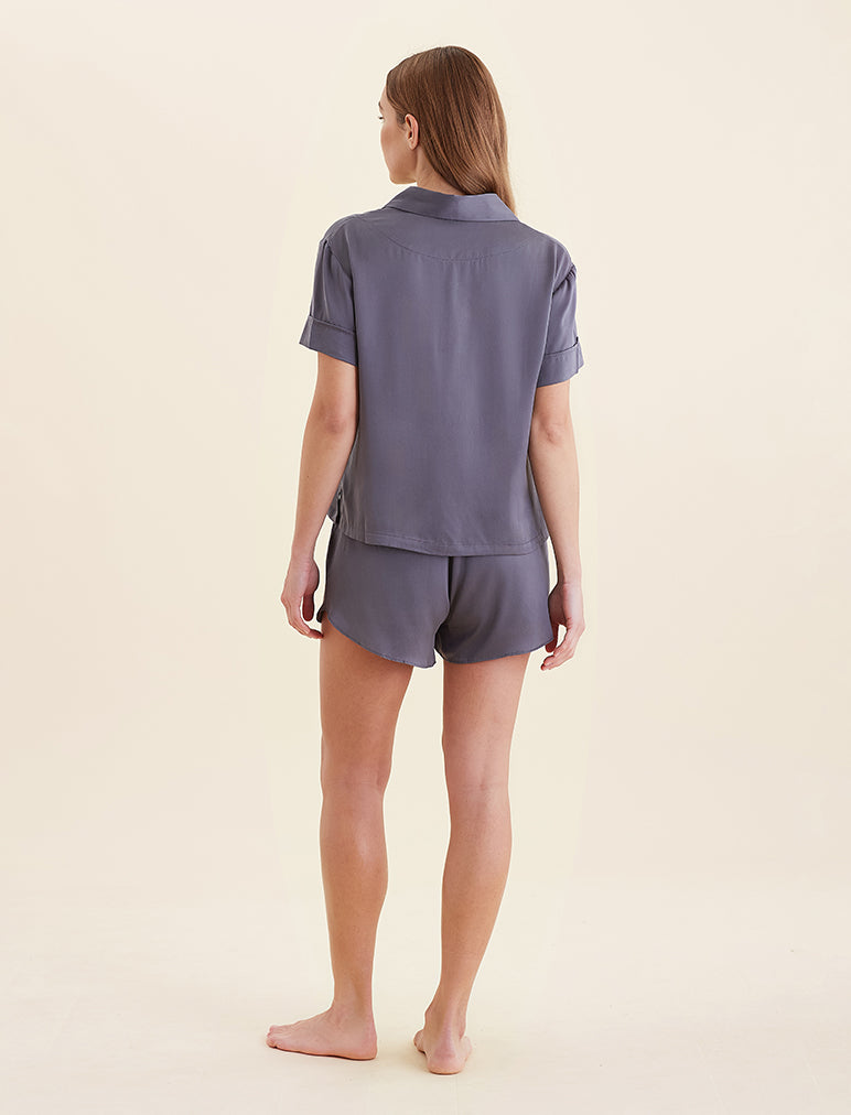 Audrey Washable Silk Boxer PJ Set