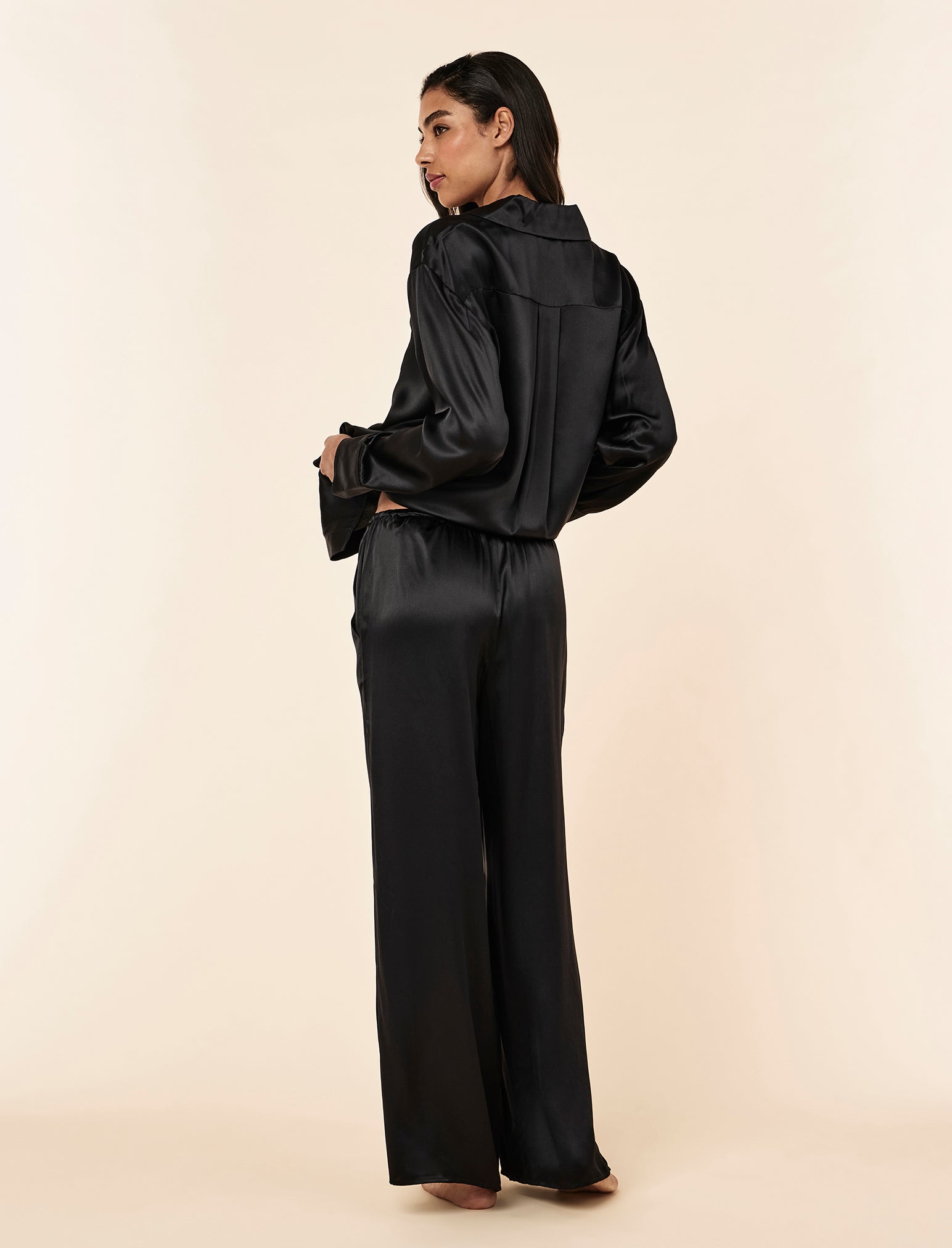 Pure Silk Wide Leg Pant