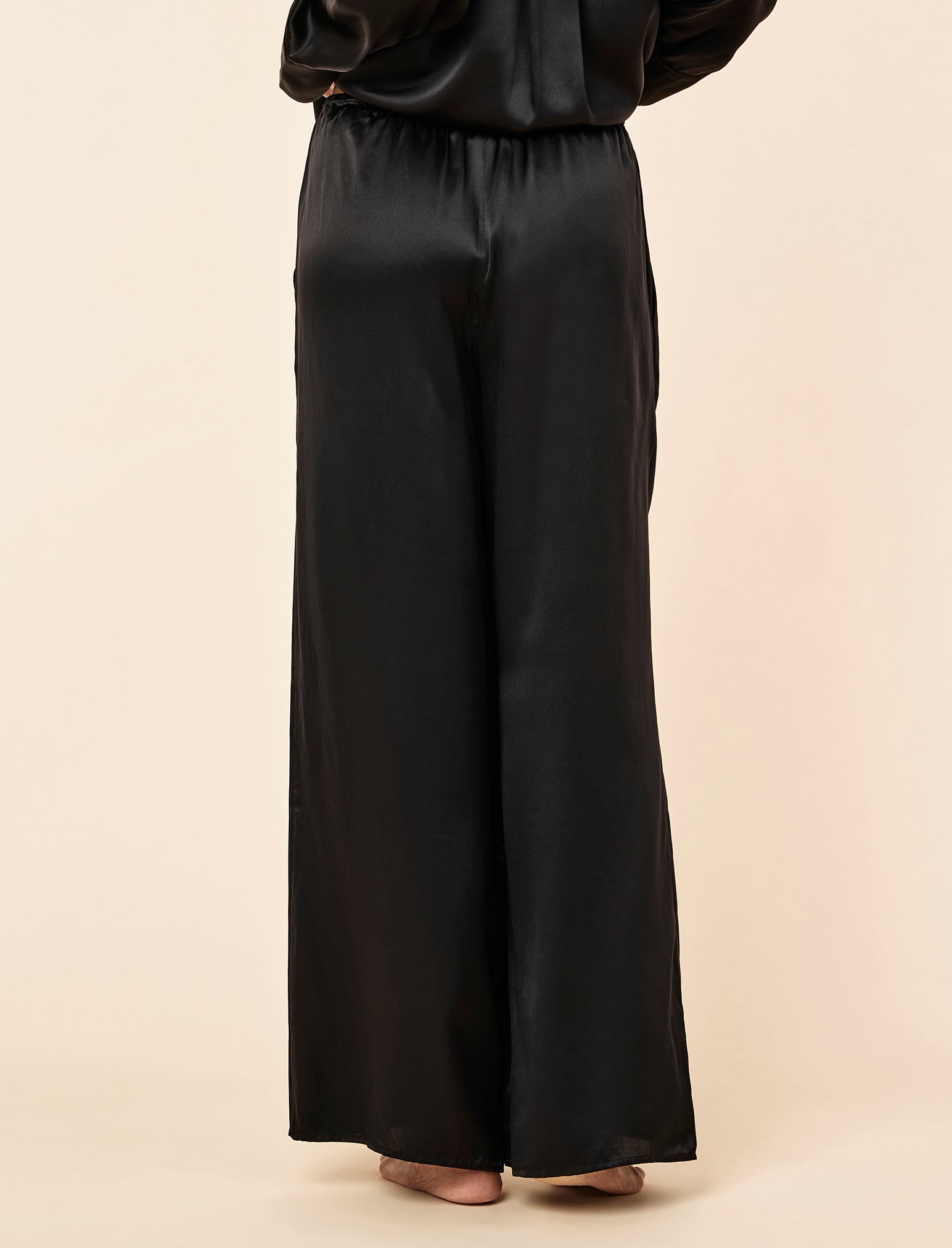 Pure Silk Wide Leg Pant