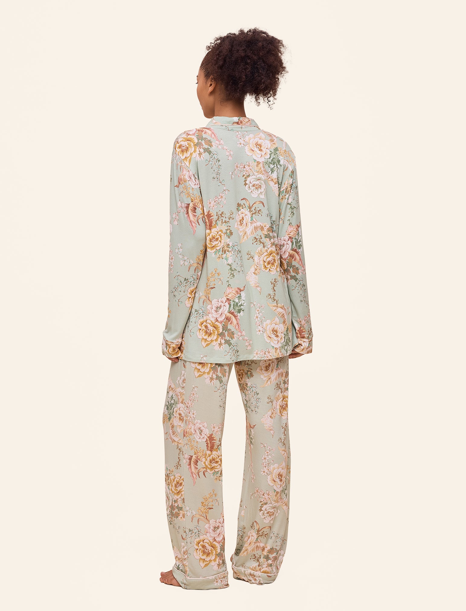 Kate Modal Soft Full Length PJ Set