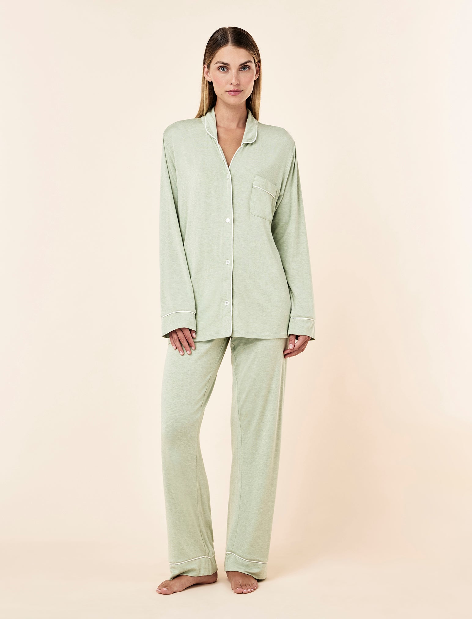Kate Modal Soft Full Length PJ Set