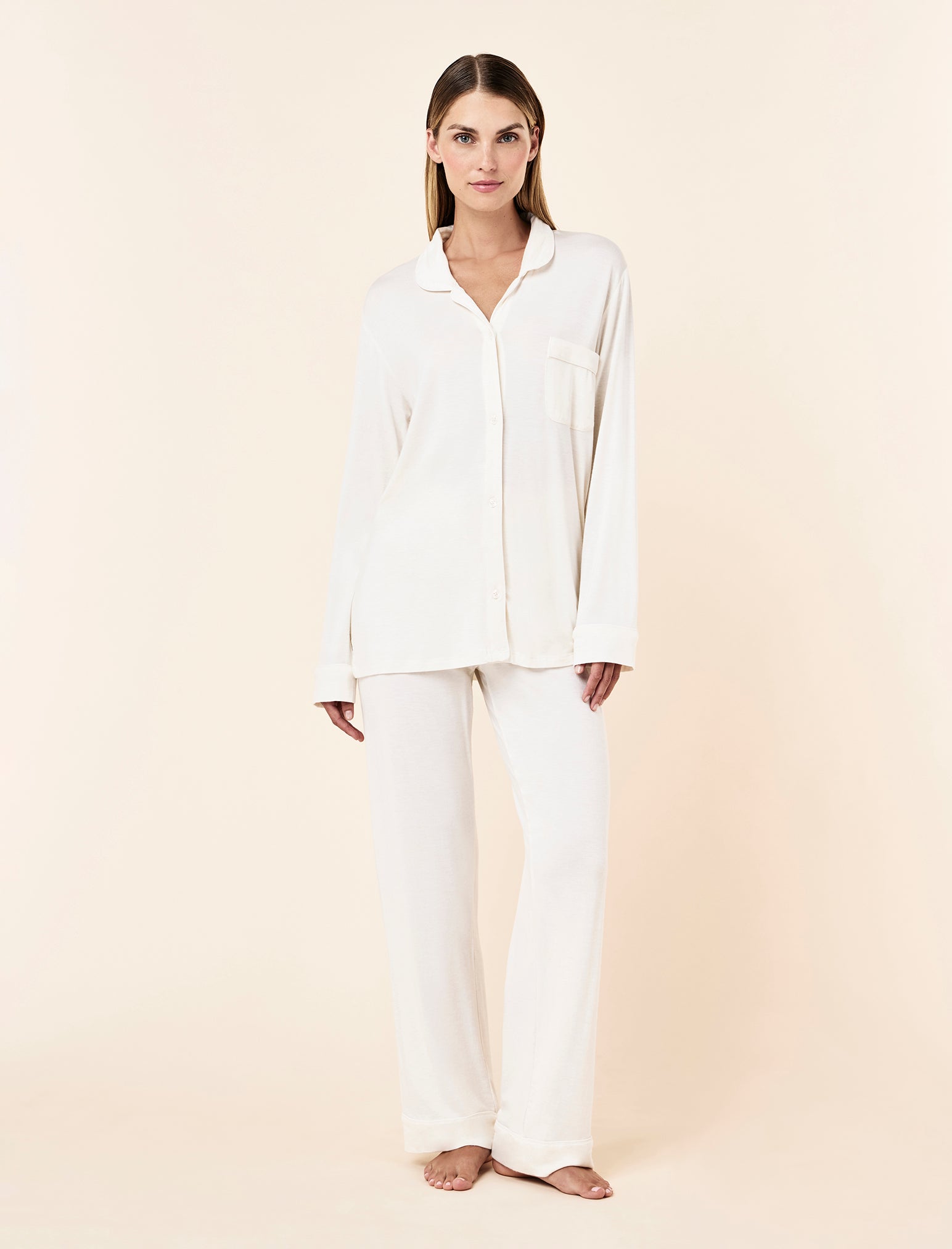 Kate Modal Soft Full Length PJ Set