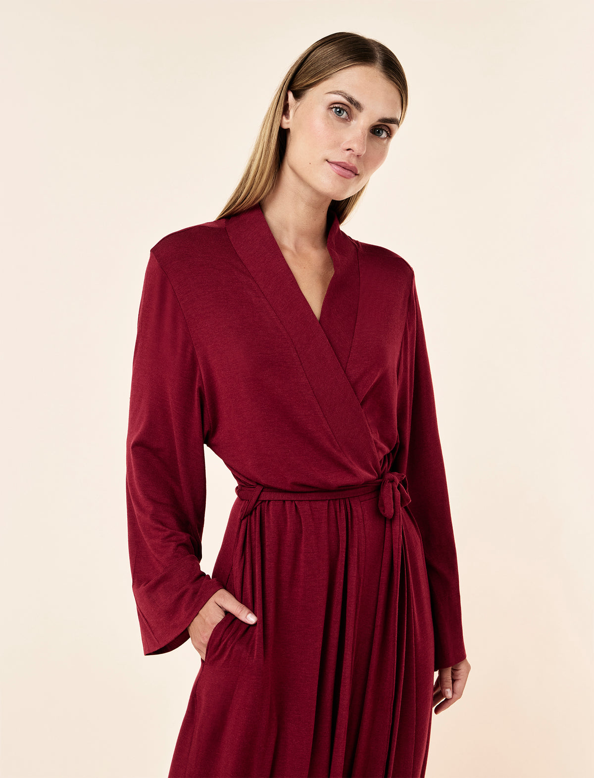 Kate Modal Soft Maxi Robe