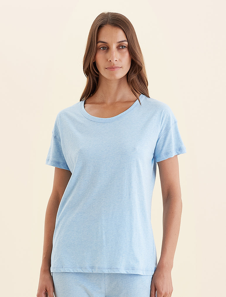 JATEA Knit Oversize Tee - Cream
