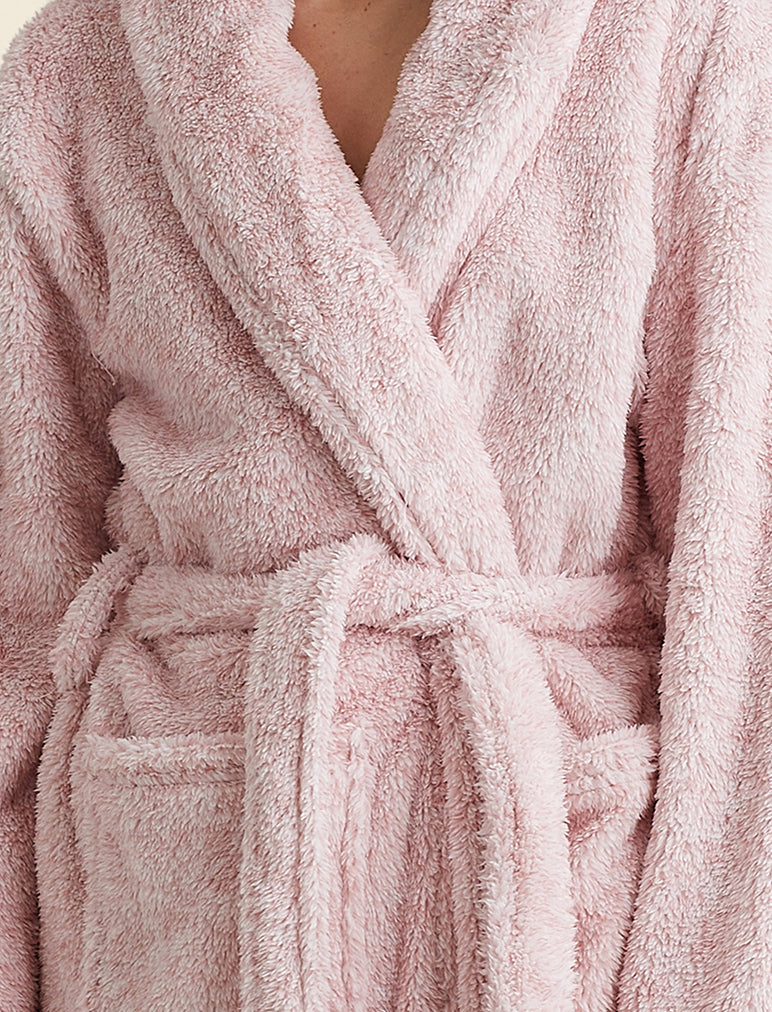 Cozy Plush Mid-Length Robe