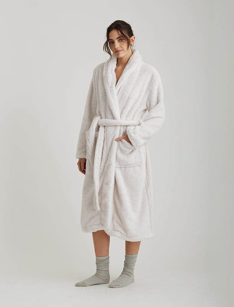 Cozy Plush Mid-Length Robe
