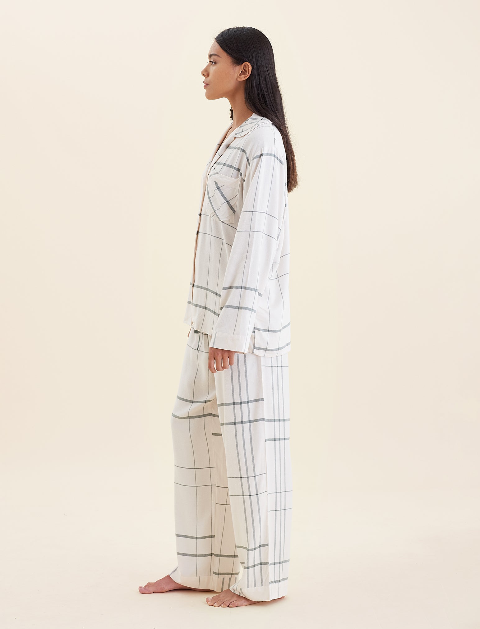 Comfy Plaid PJ Set