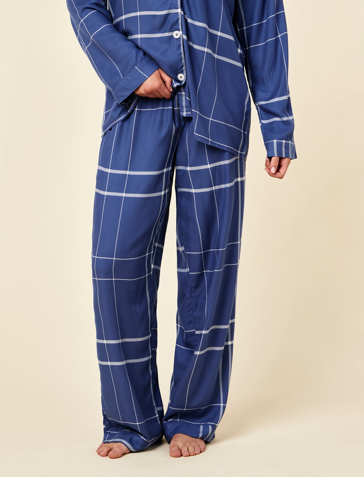 Comfy Plaid PJ Set