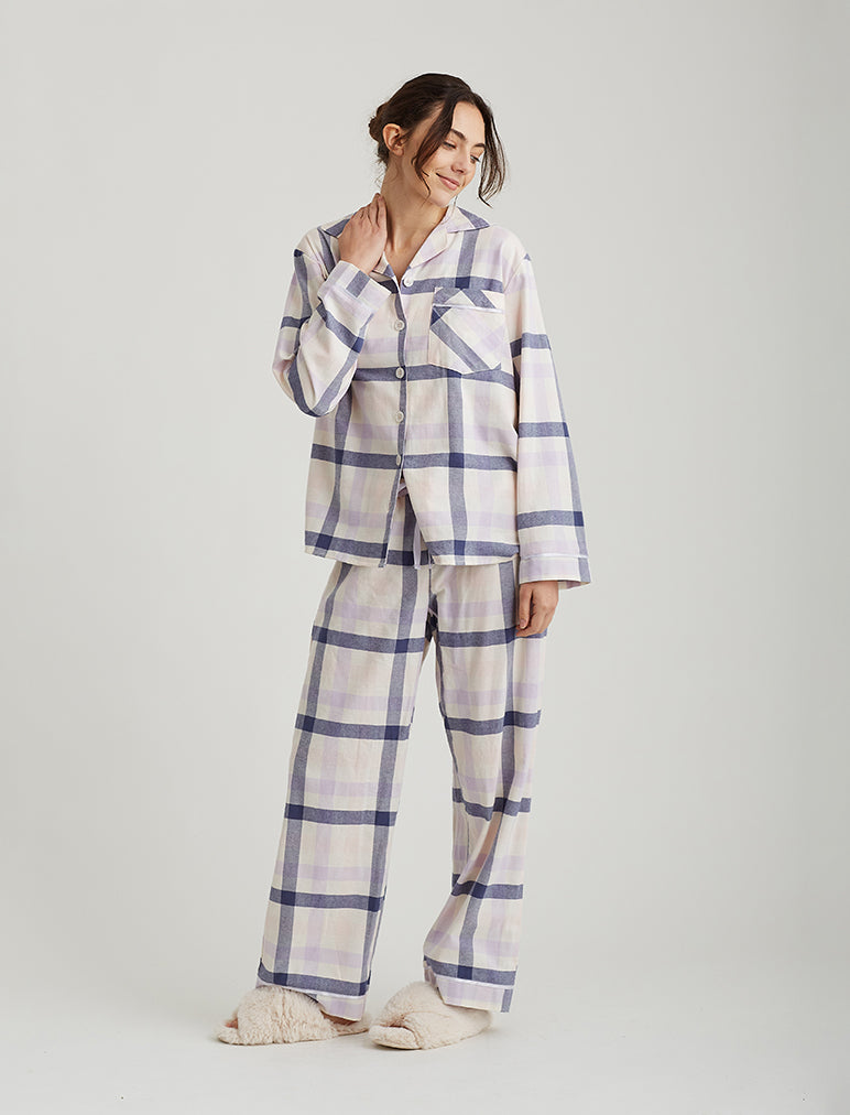 Staying In Tartan Plaid L/S Pajama Set – Shop the Mint