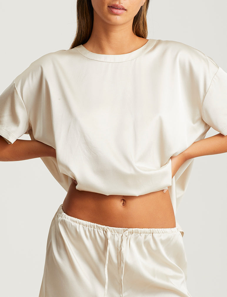 Eloise Stretch Silk Boxer