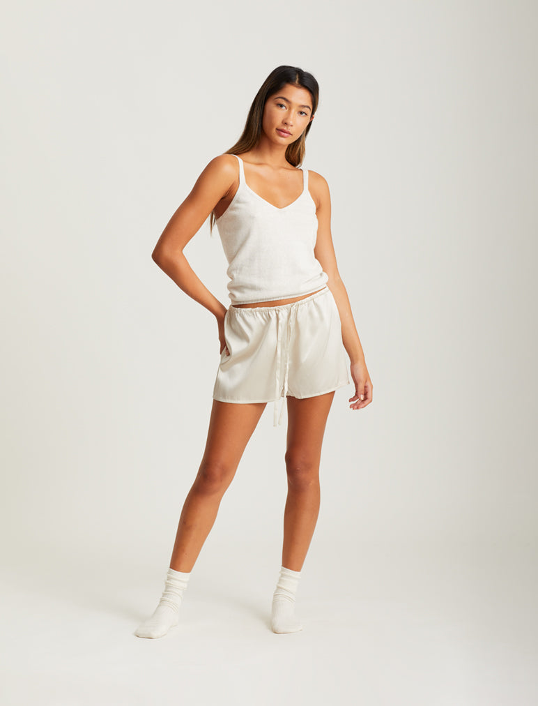 Eloise Stretch Silk Boxer