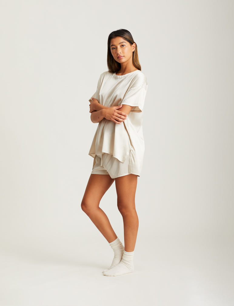 Eloise Stretch Silk Boxer