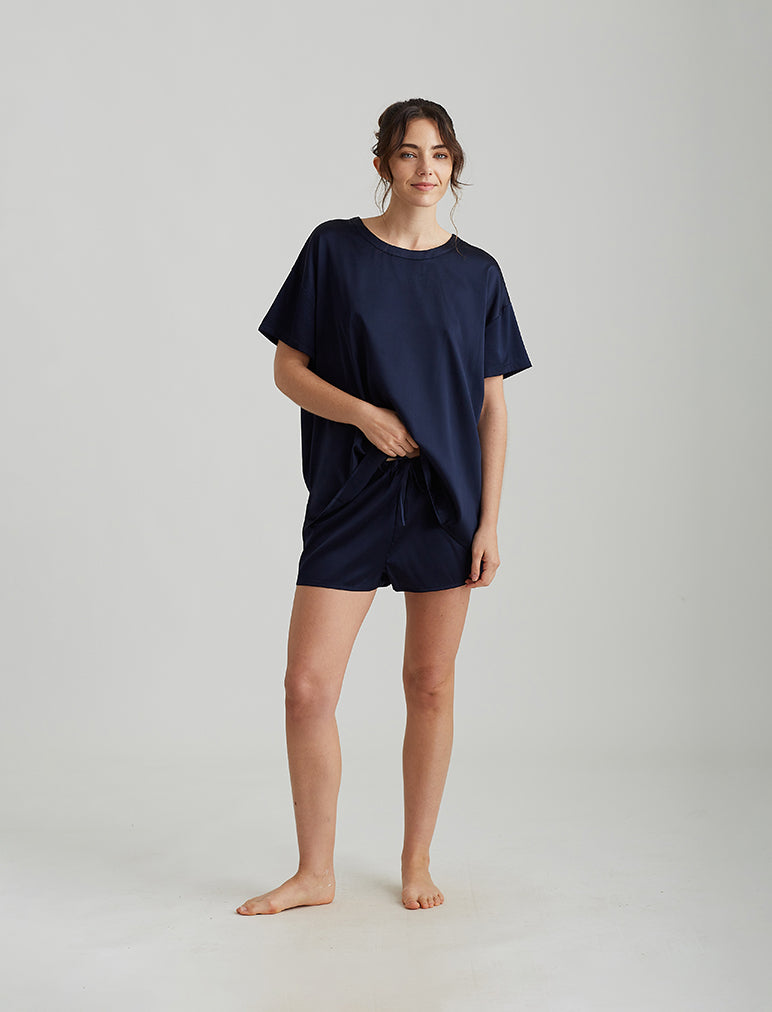 Eloise Stretch Silk Boxer – Papinelle Sleepwear US
