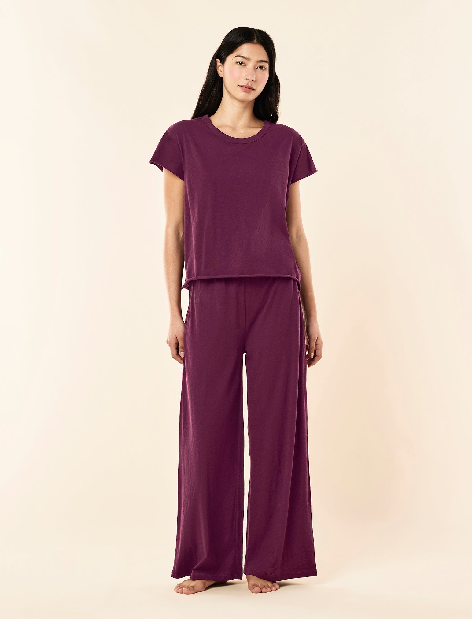 Jada Organic Cotton Wide Leg Pant