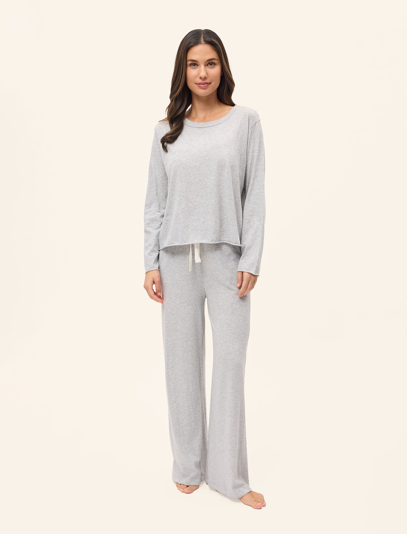Jada Organic Cotton Boxy Long Sleeve Tee