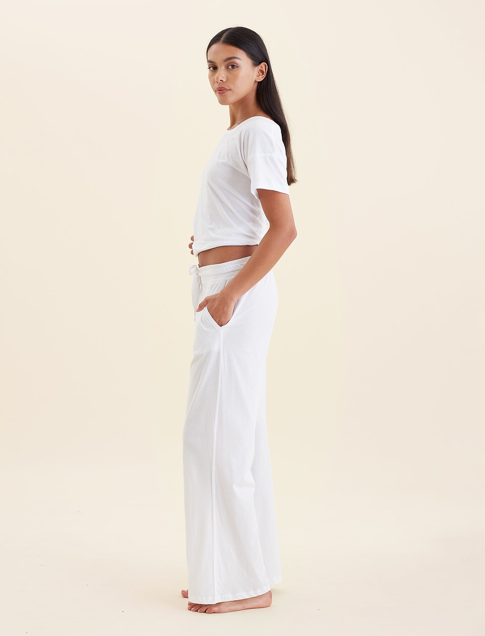Jada Organic Cotton Wide Leg Pant