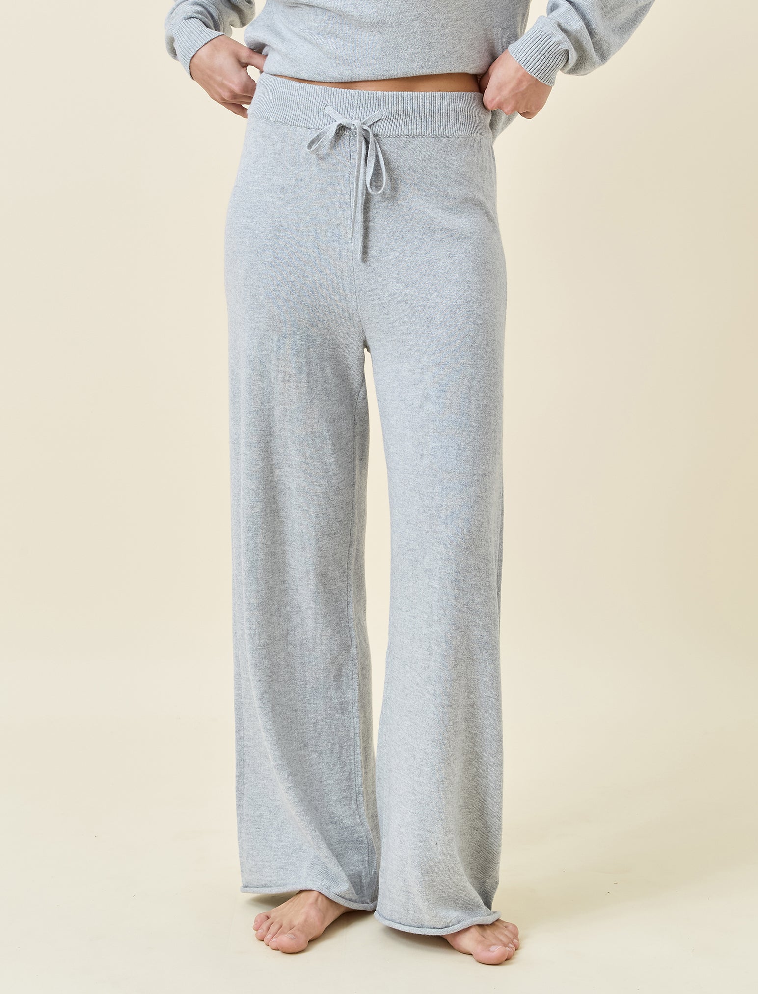 Cotton Cashmere Straight Leg Pant display picture 1