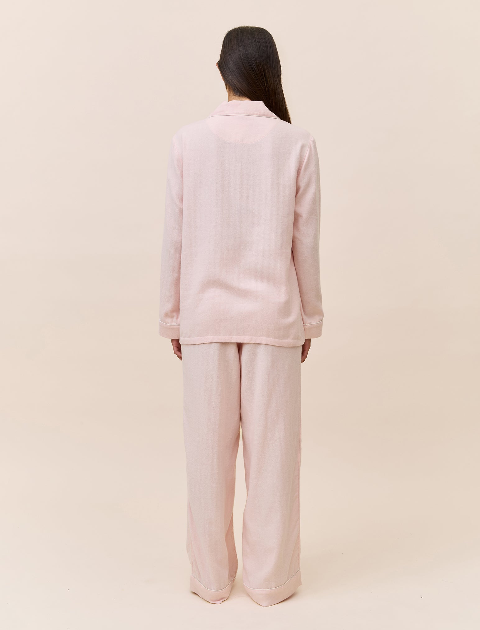 Super Soft Brushed Herringbone PJ Set