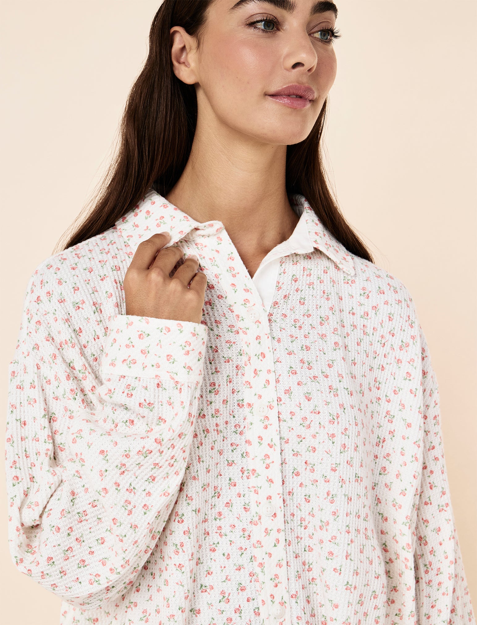 Super Soft Waffle Full Length PJ Set