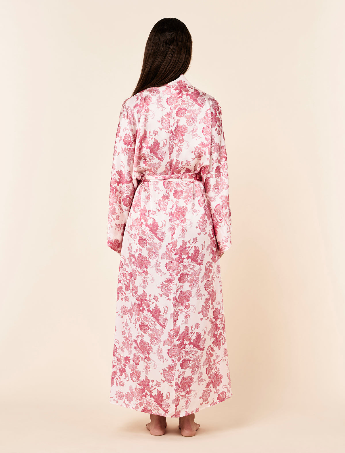 Madelyn Silk Kimono Maxi Robe