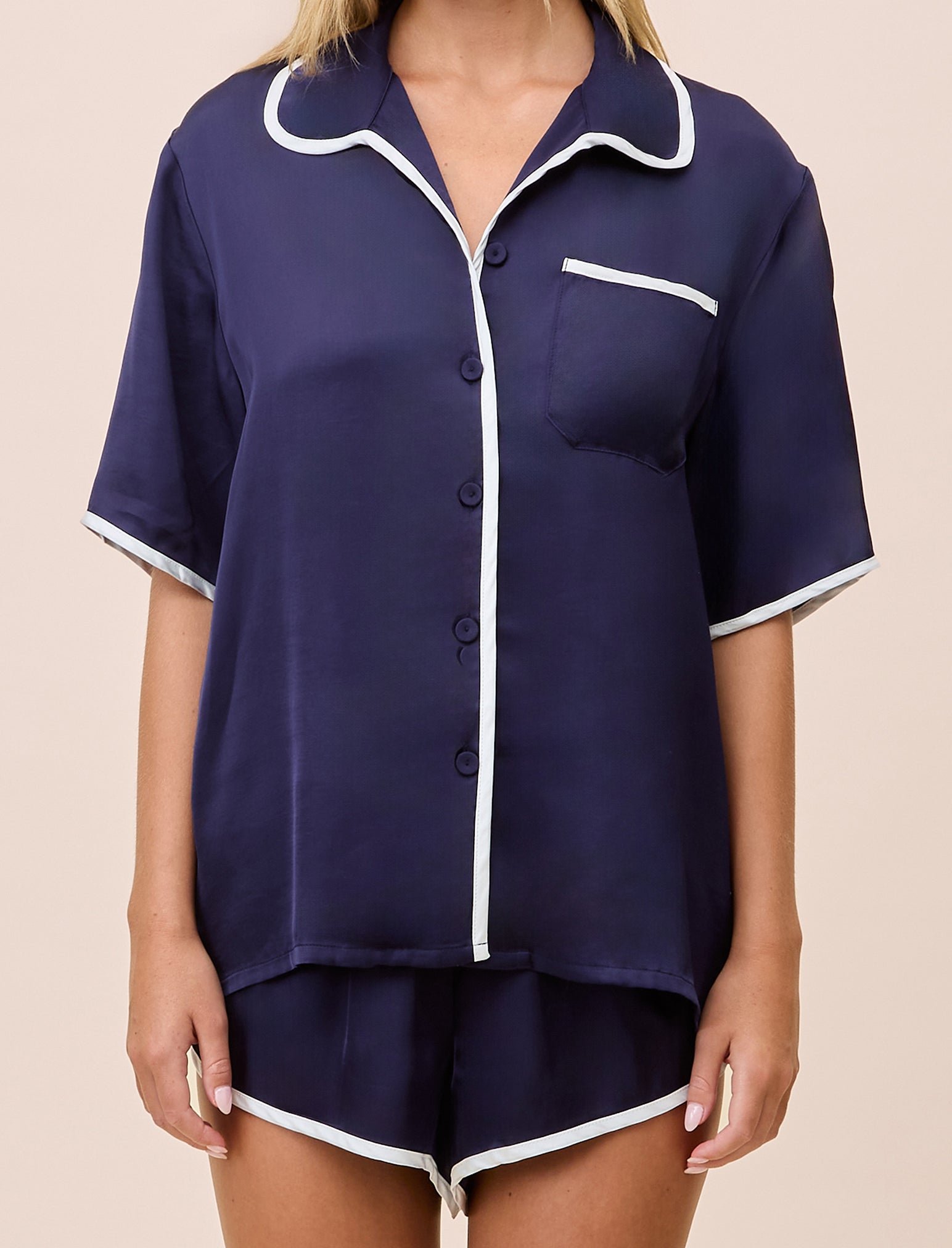 Annabelle Satin Boxer PJ Set