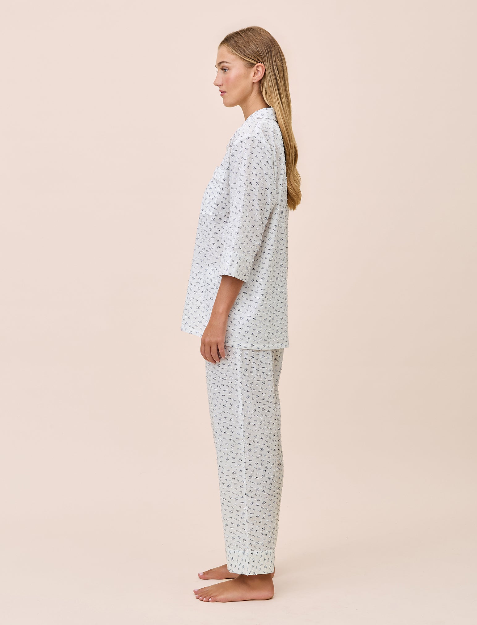 Swiss Dot Crop PJ Set