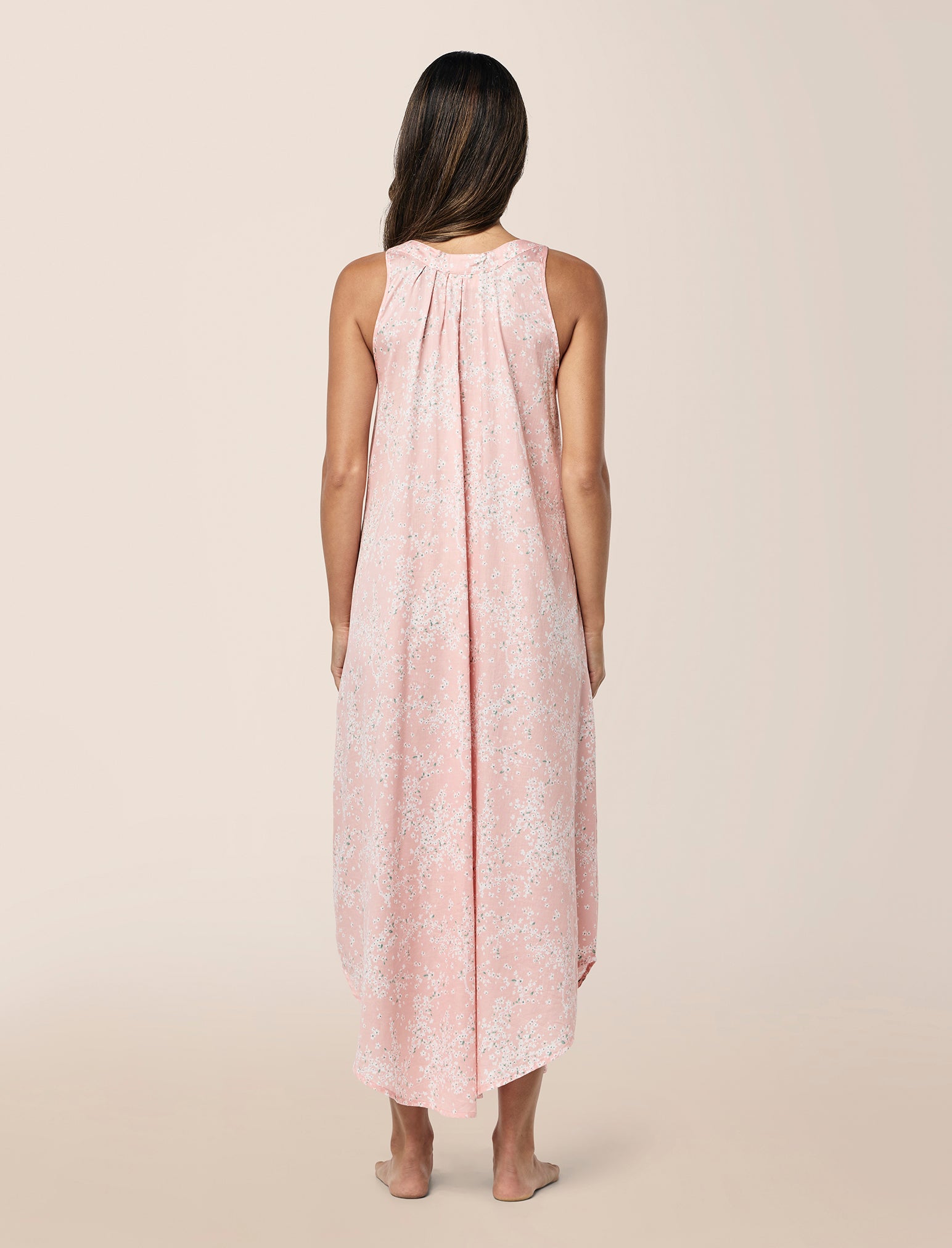 Cheri Blossom Panel Front Maxi Nightie