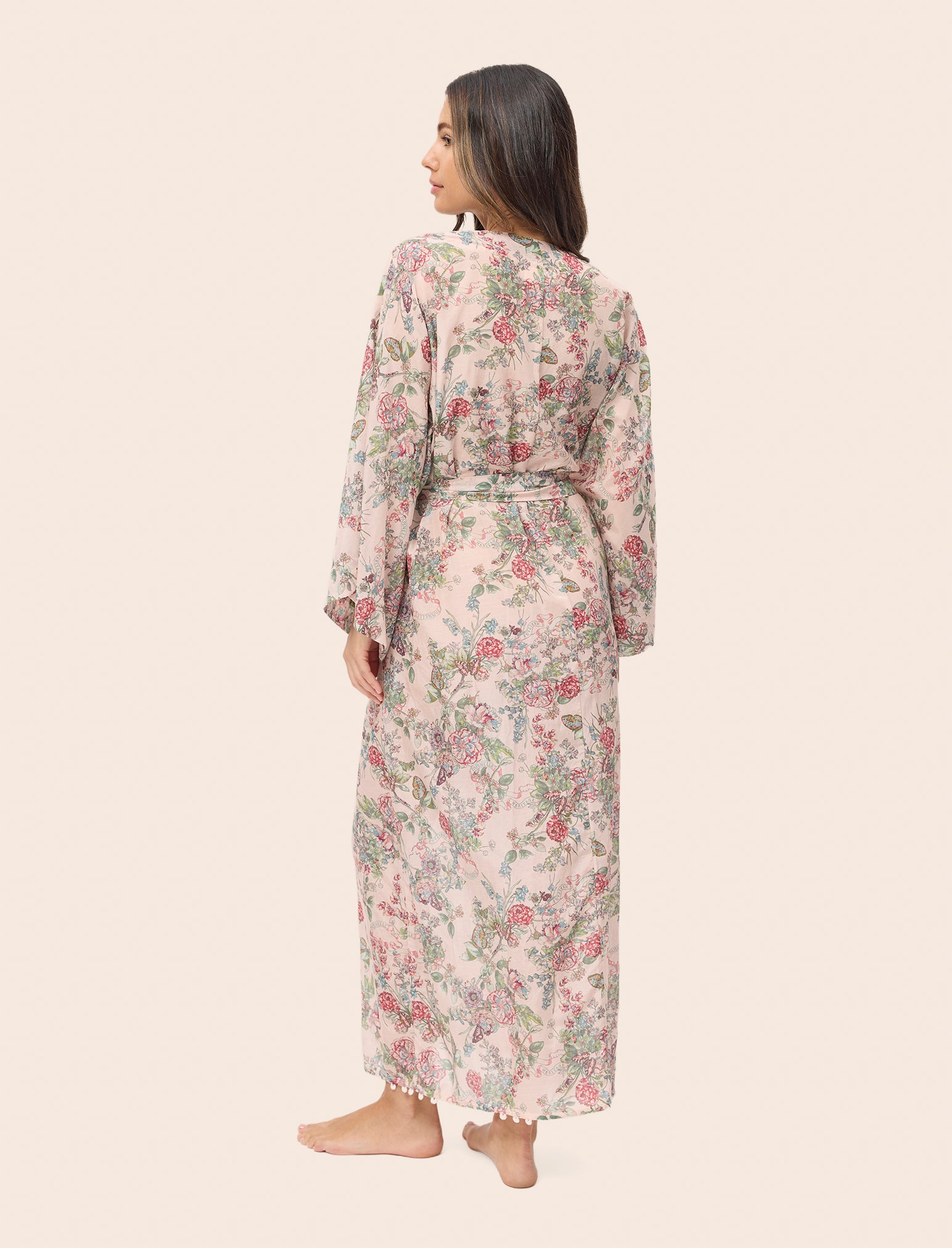 Layla Lace Kimono Maxi Robe