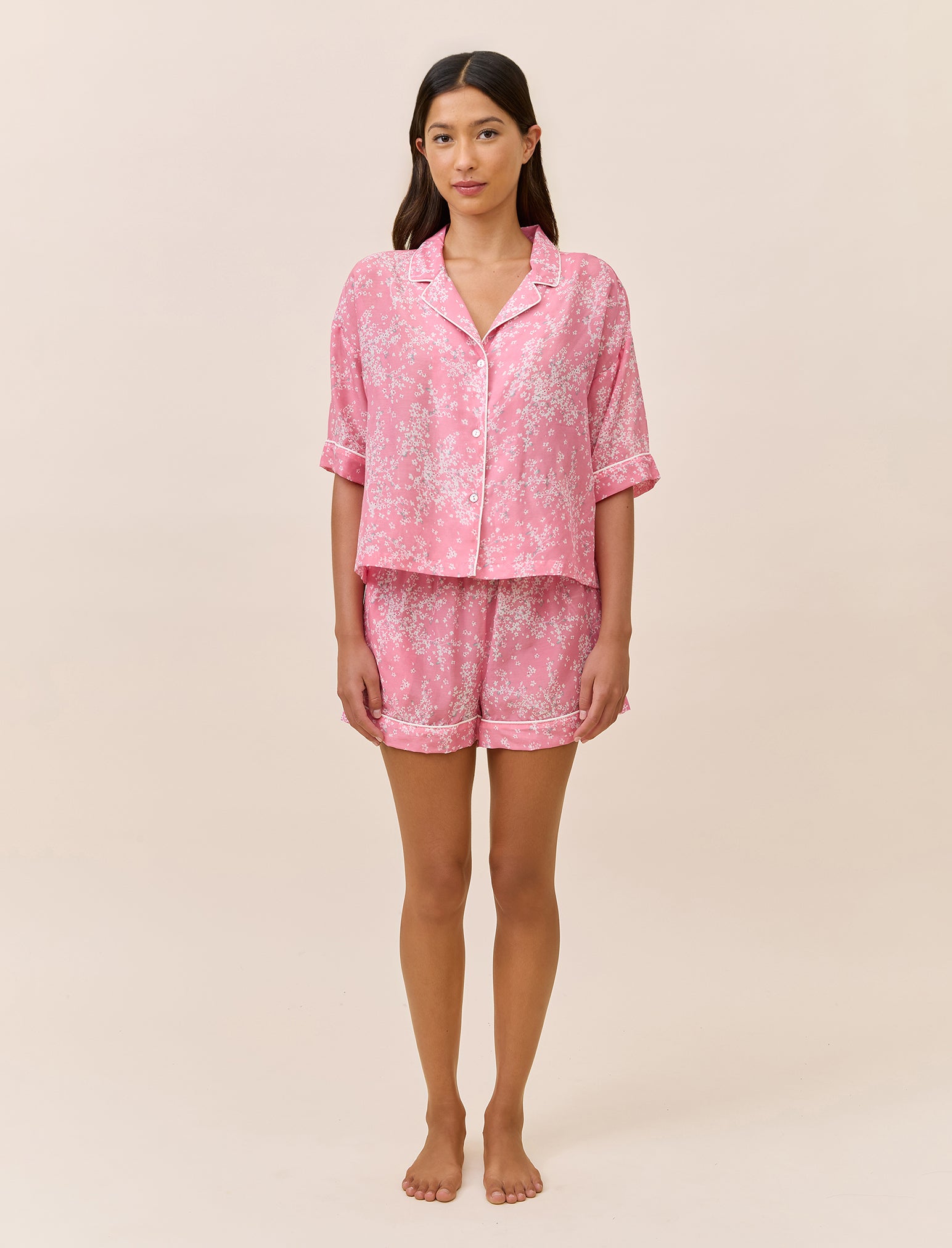 Cheri Blossom Boxer PJ Set