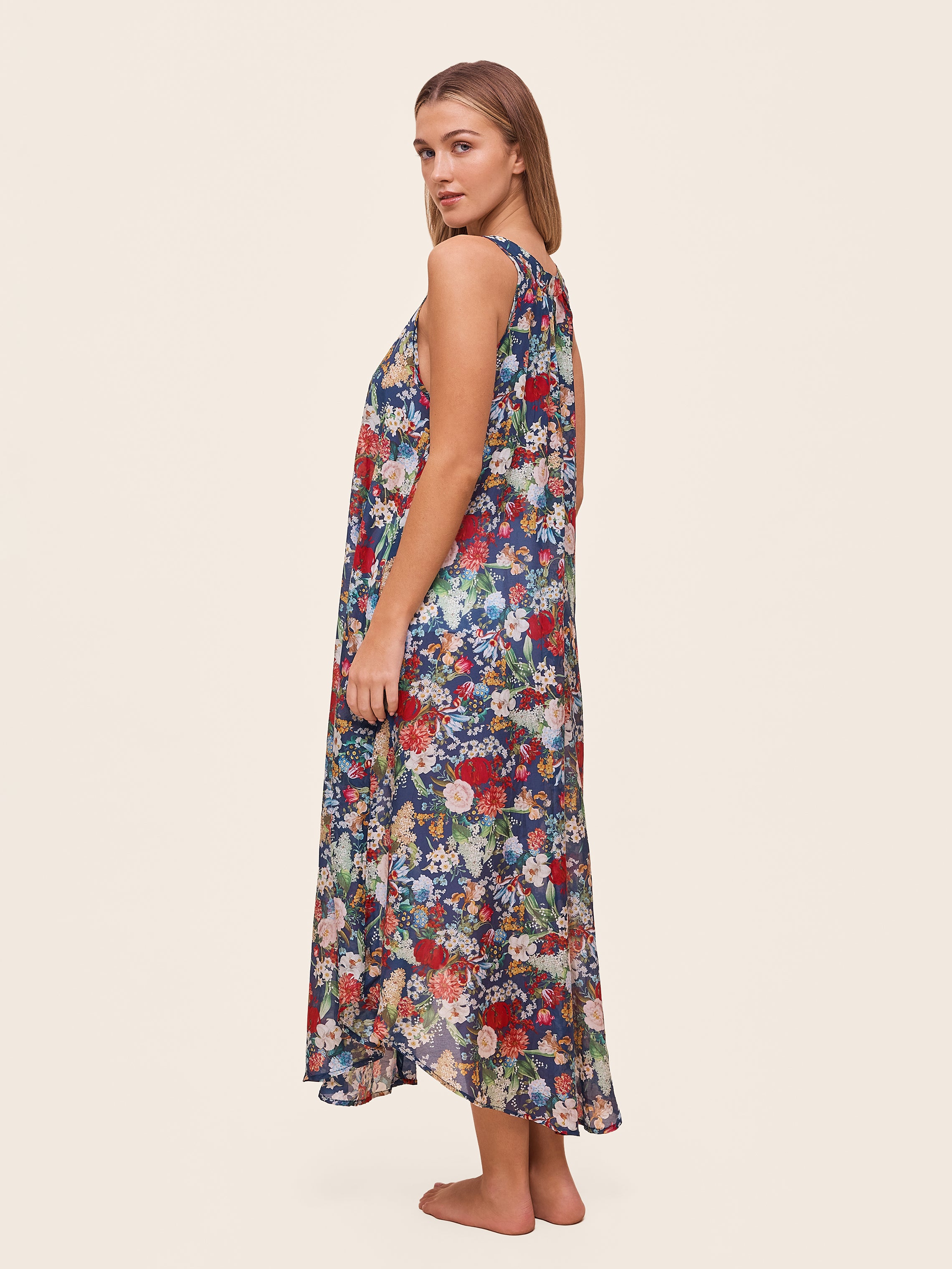 Holly Panel Front Maxi Nightgown