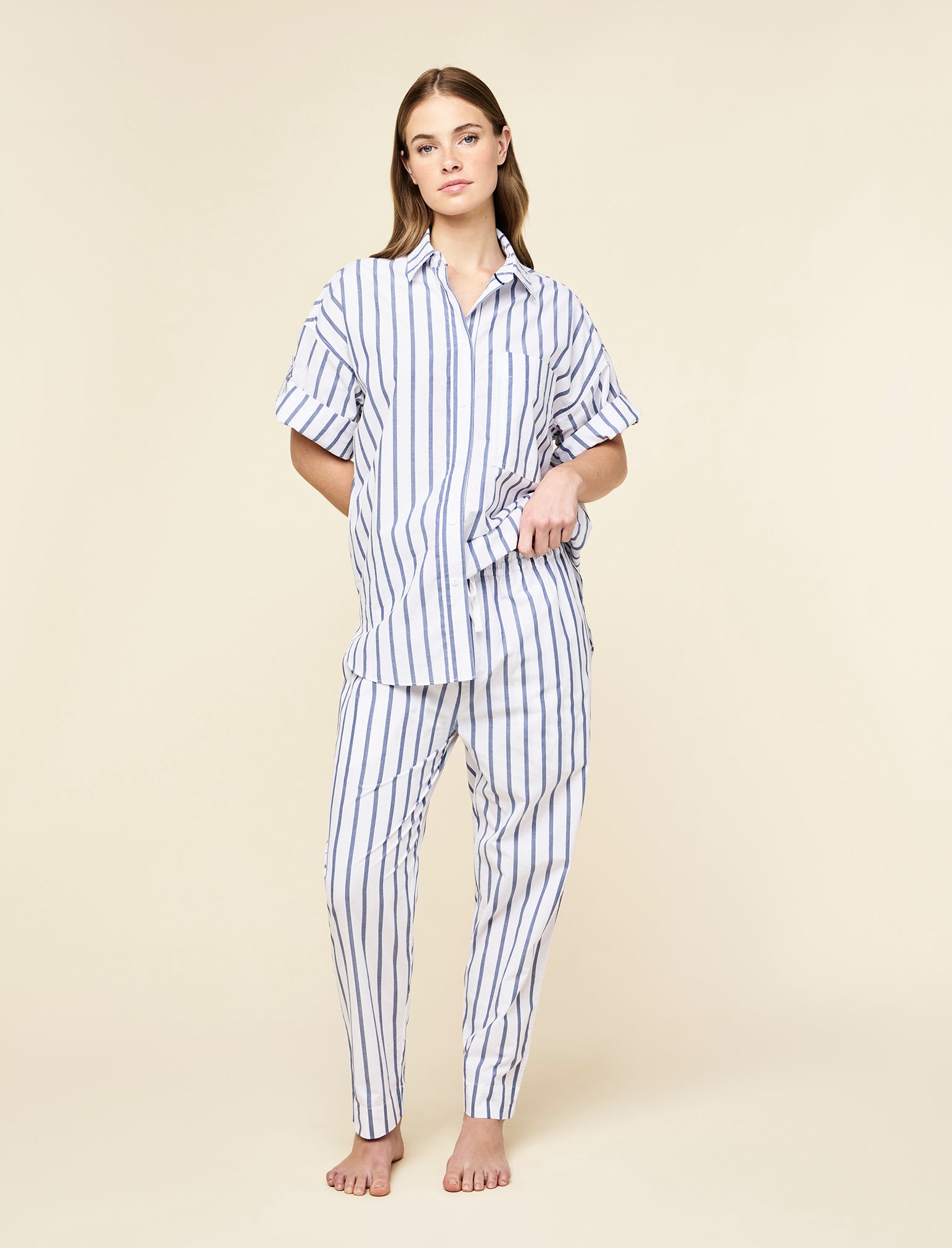 Tyler Cotton Full Length PJ Set