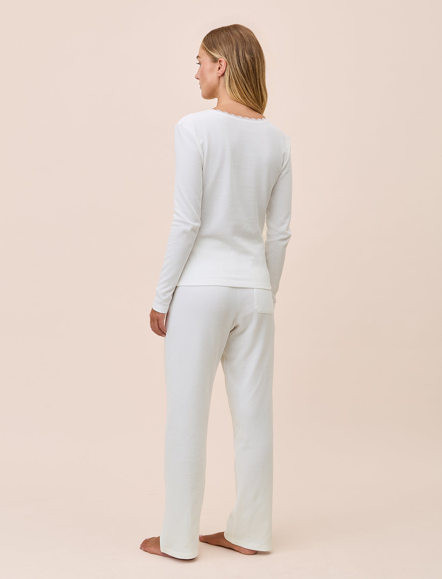 Claire Soft Cotton Waffle PJ Set