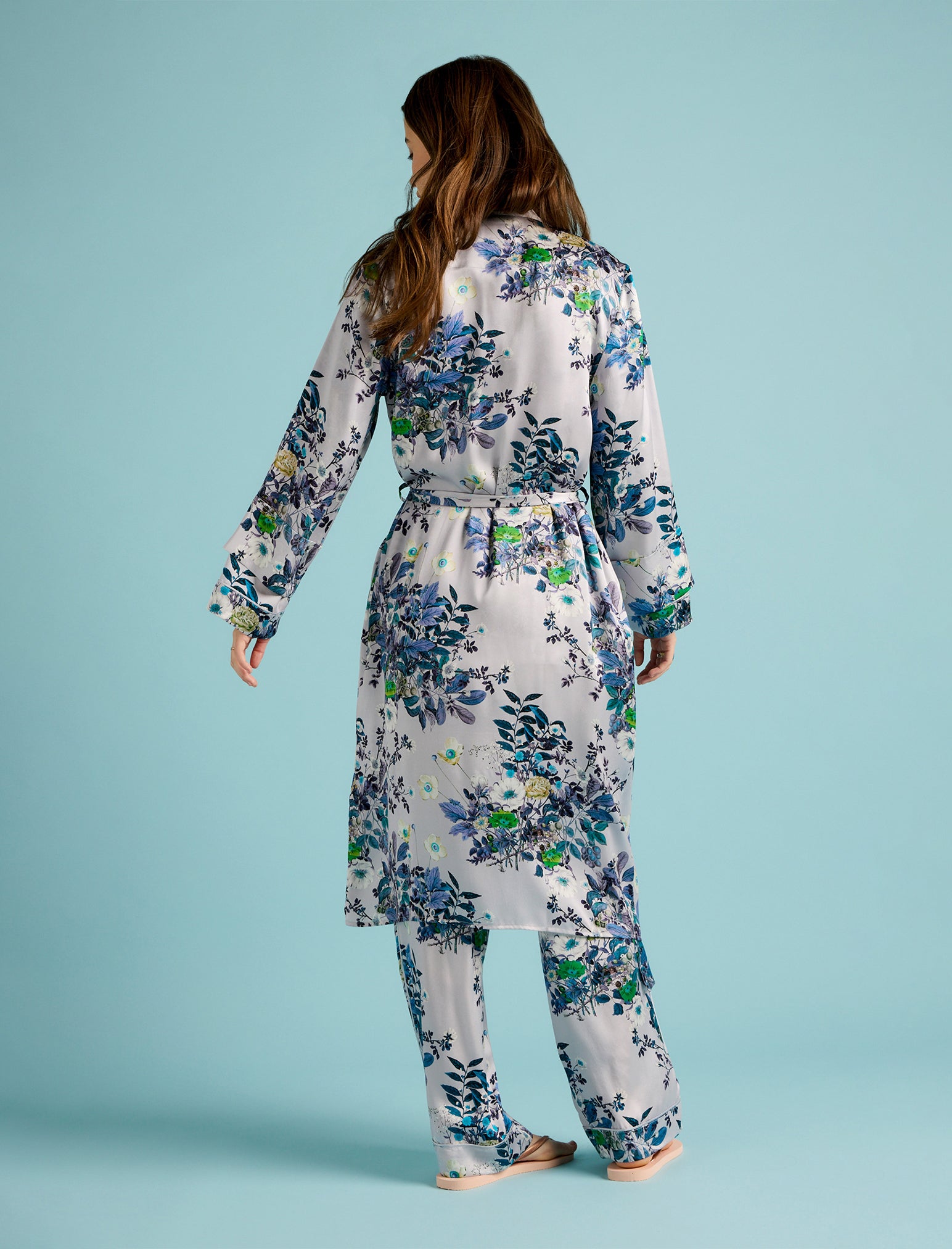 Karen Walker Love Letters Silk Maxi Robe