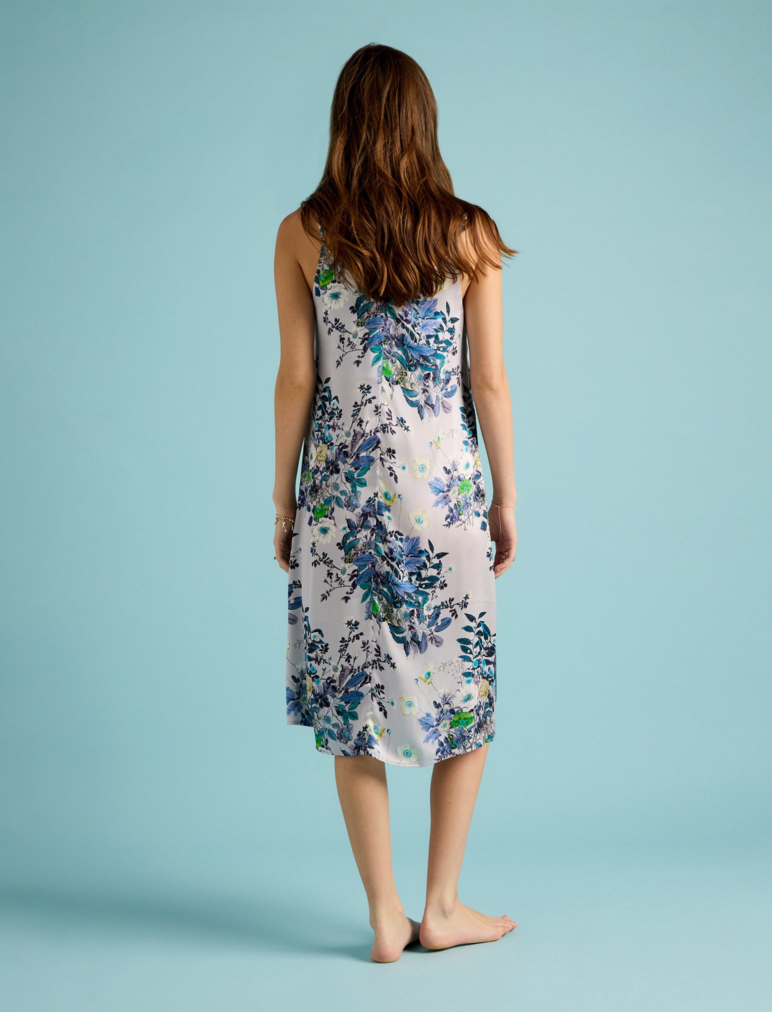 Karen Walker Love Letters Silk Slip Nightgown