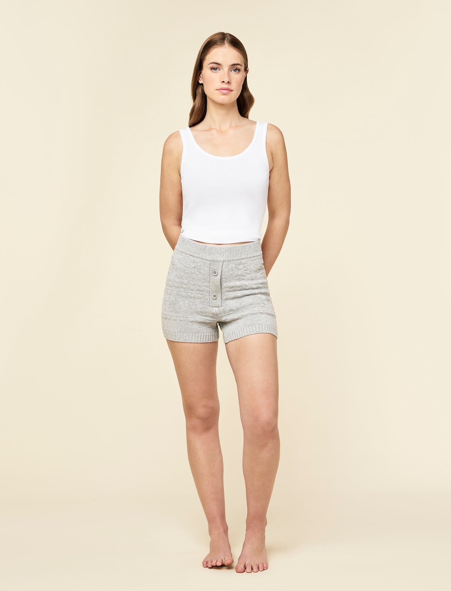 Fairisle Knit Short