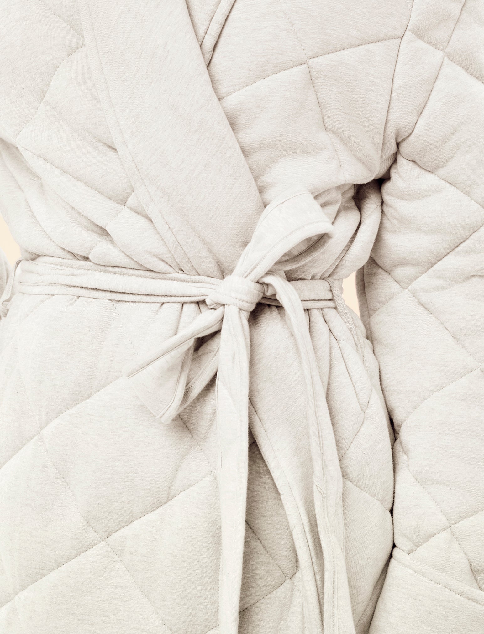 Quilted Cotton Maxi Robe