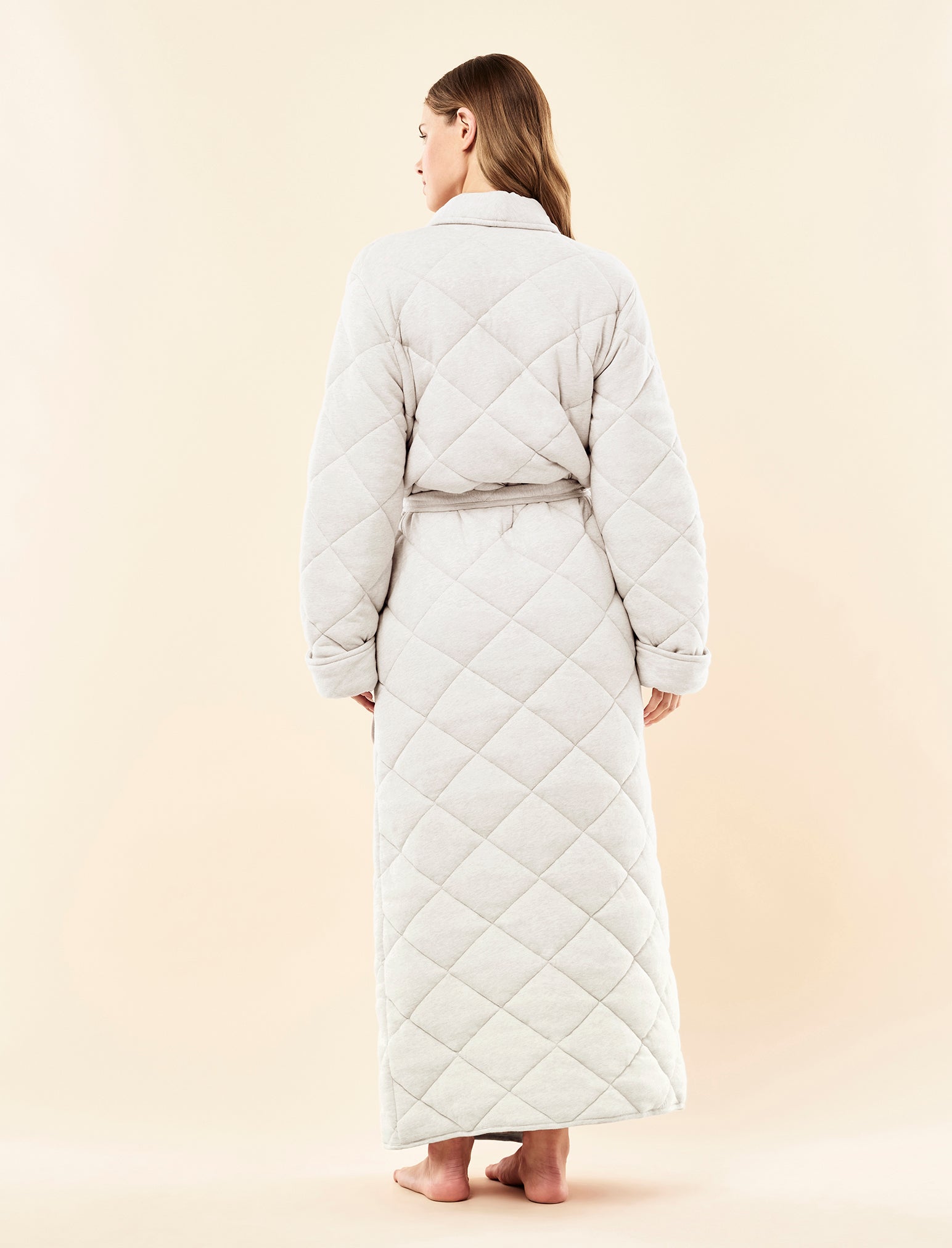 Quilted Cotton Maxi Robe