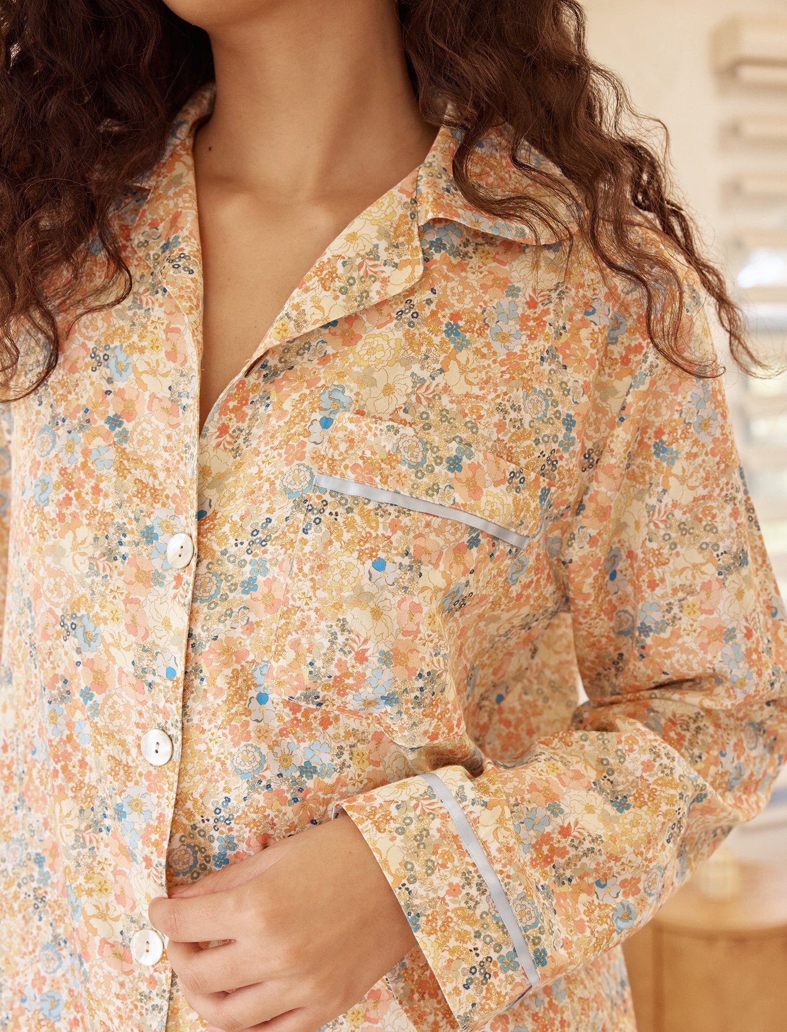 Carly Floral Full Length PJ Set