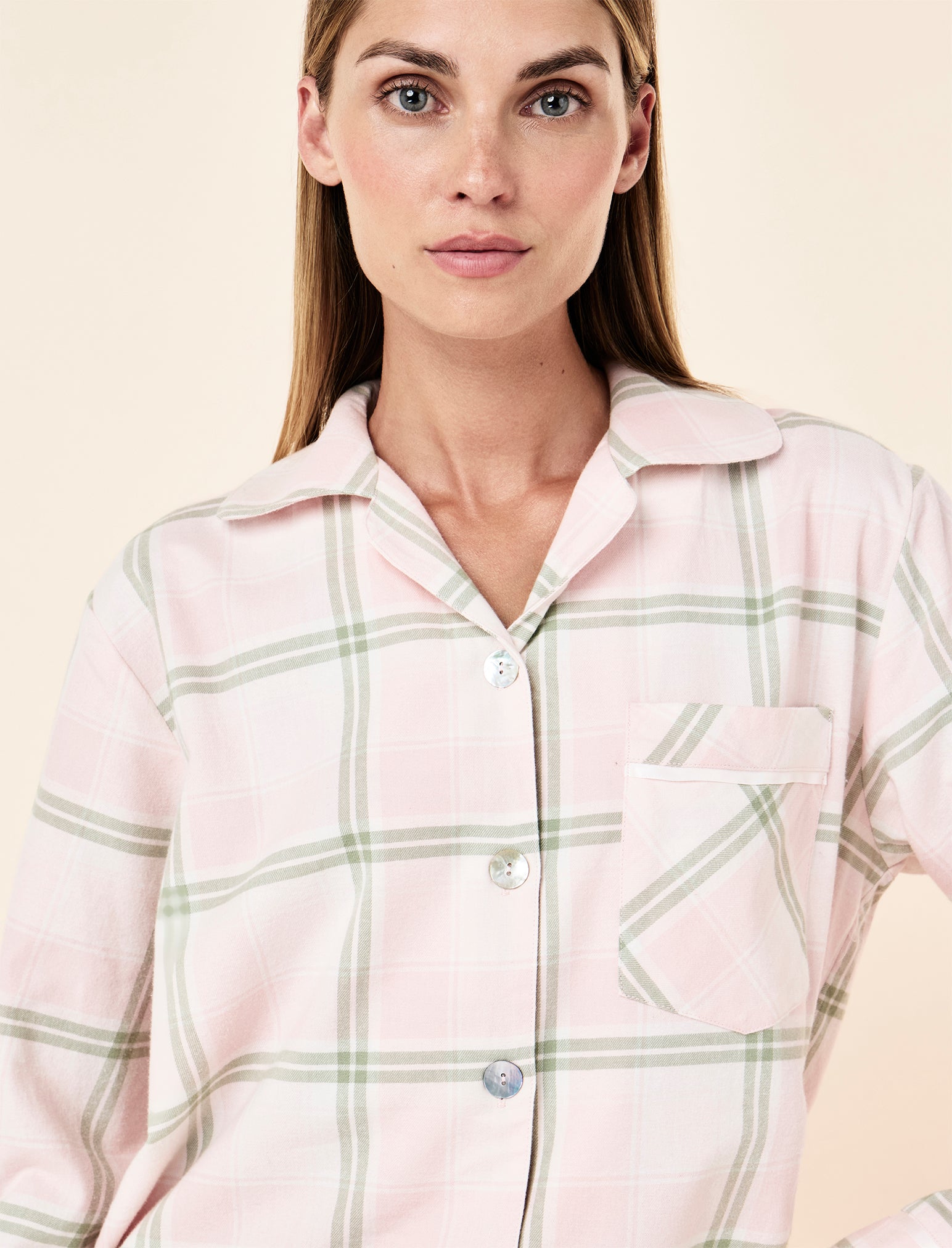 Organic Cotton Plaid Cosy PJ Set