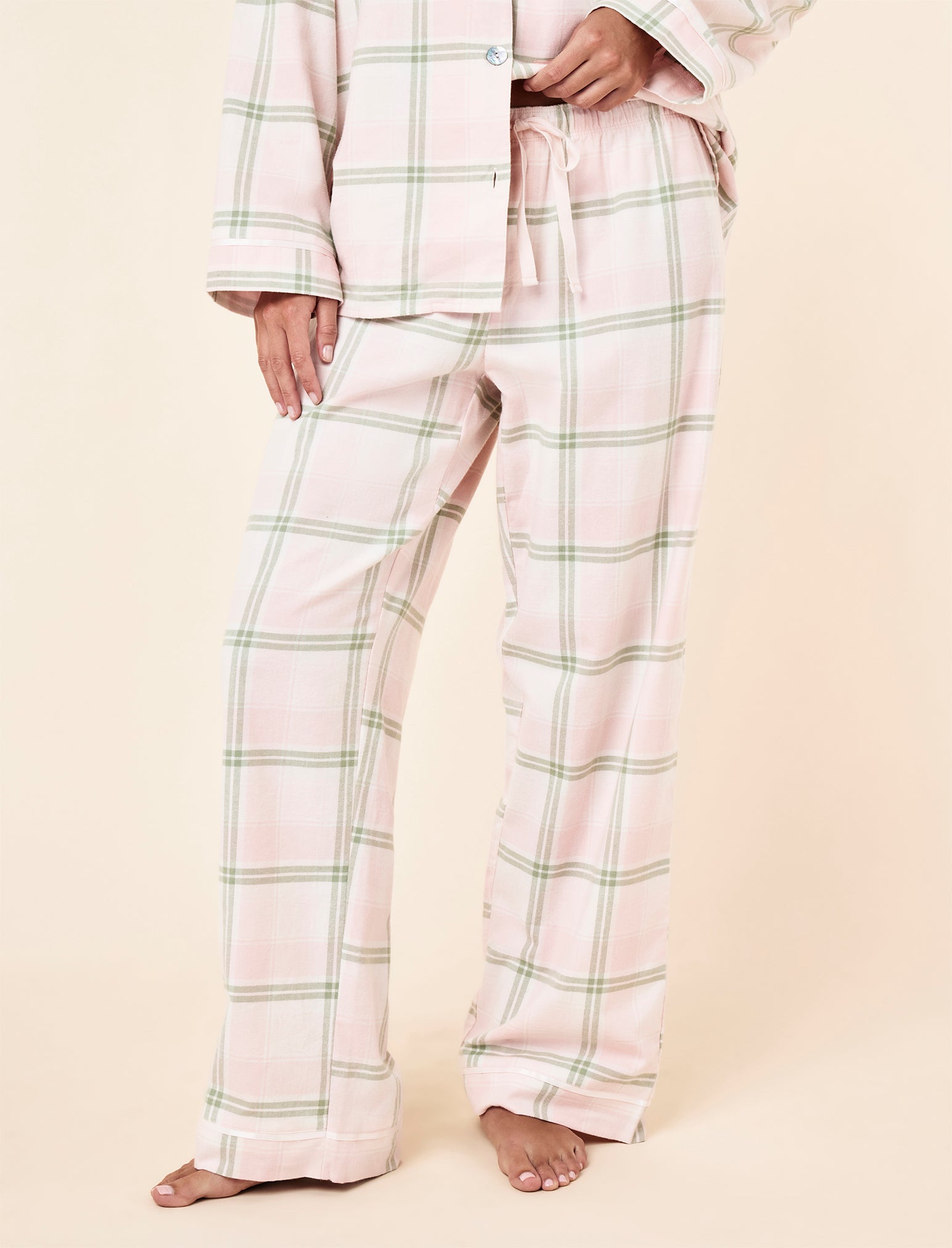 Organic Cotton Plaid Cosy PJ Set