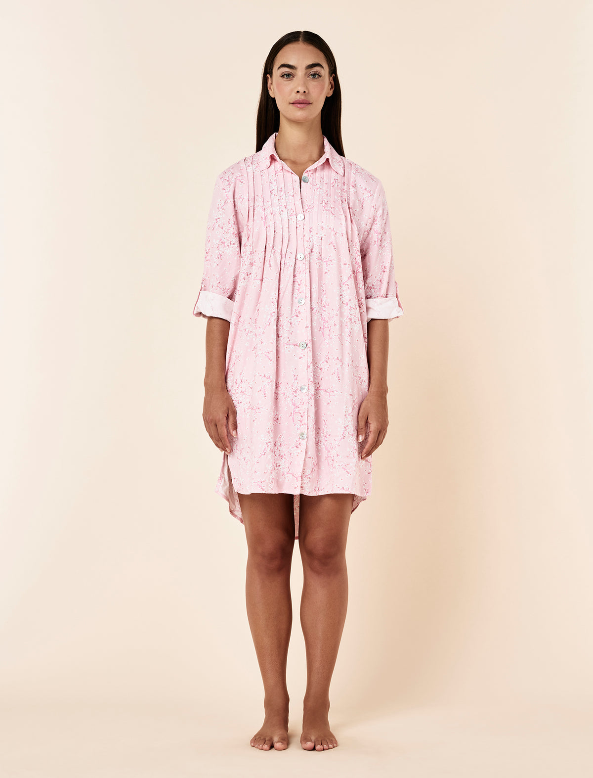 Cheri Blossom Cosy Pleat Front Nightgown