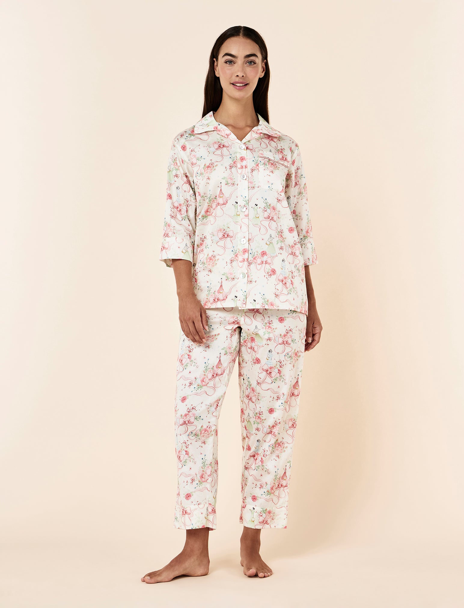 Bows in Bloom Crop PJ Set