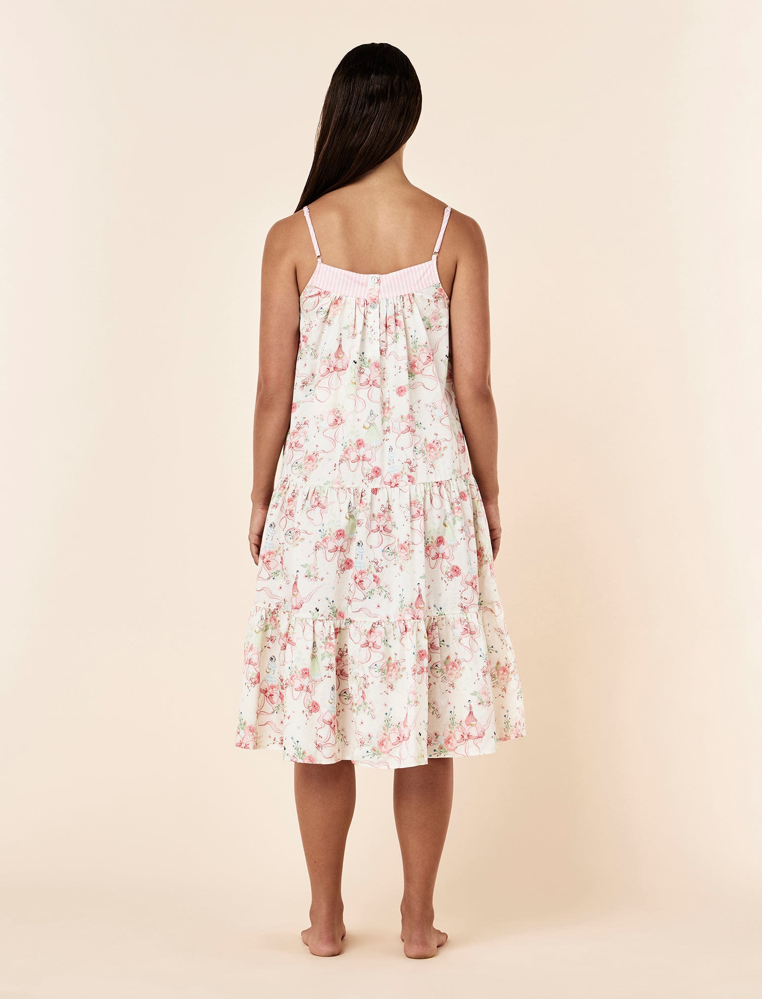 Bows in Bloom Tiered Strappy Nightie