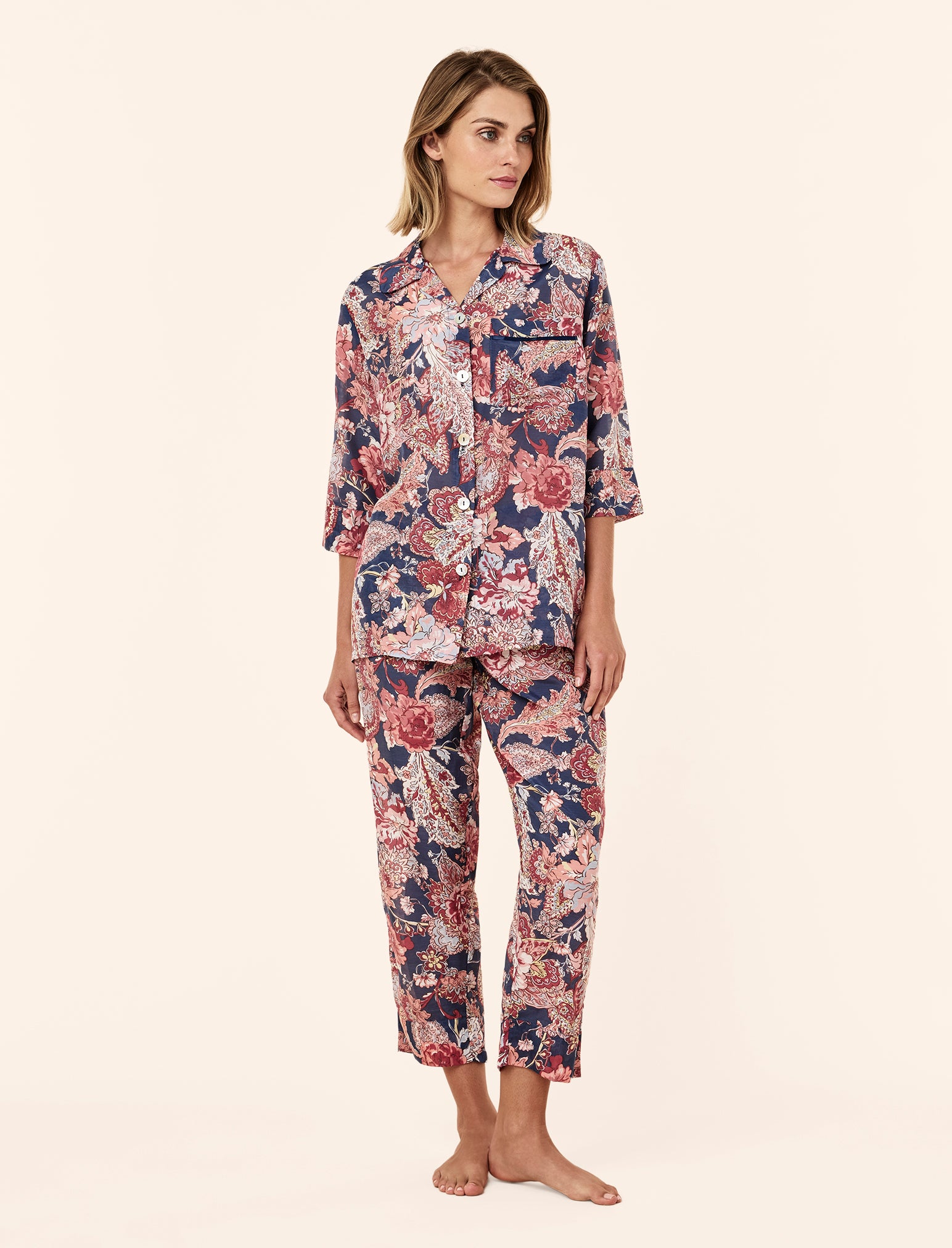 Ella Crop PJ Set